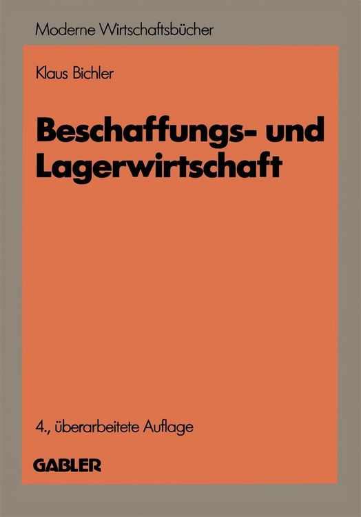 Produktbild: Beschaffungs- und Lagerwirtschaft