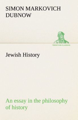 Produktbild: Jewish History : an essay in the philosophy of history