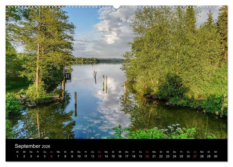 Produktbild: Zeit f&uuml;r... die Seenplatte Holsteinische Schweiz (Wandkalender 2026 DIN A2 quer), CALVENDO Monatskalender