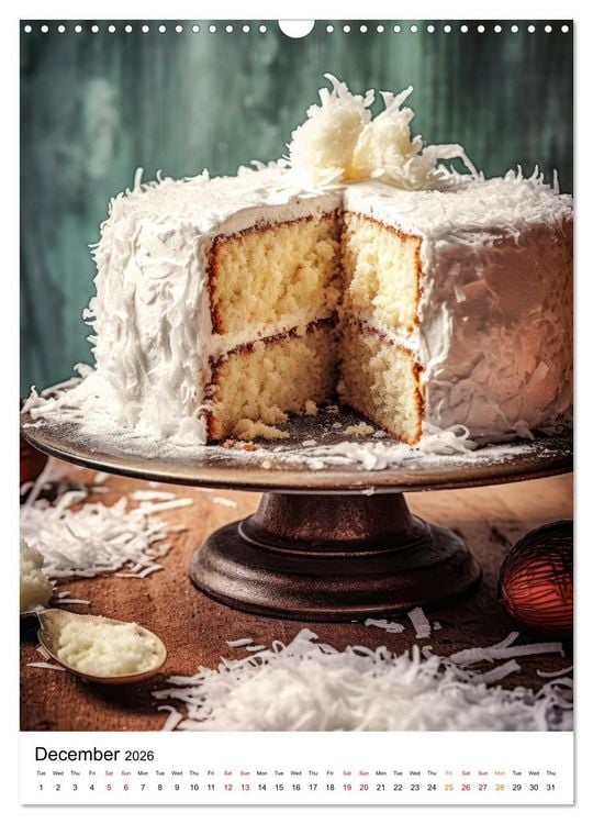 Produktbild: Cake Heaven (Wall Calendar 2026 DIN A3 portrait), CALVENDO 12 Month Wall Calendar