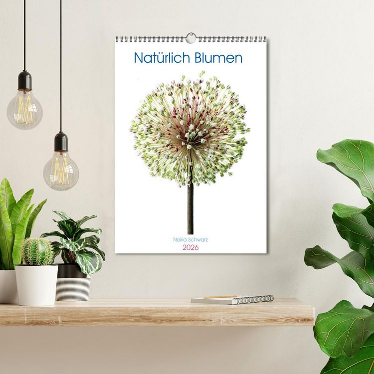 Produktbild: Nat&uuml;rlich Blumen. (Wandkalender 2026 DIN A3 hoch), CALVENDO Monatskalender