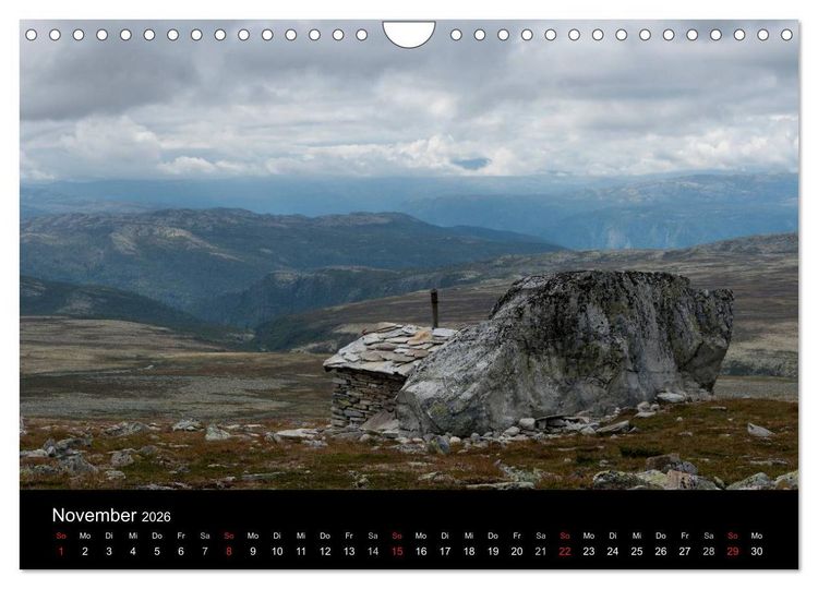 Produktbild: Norwegen - Alpine Landschaften (Wandkalender 2026 DIN A4 quer), CALVENDO Monatskalender