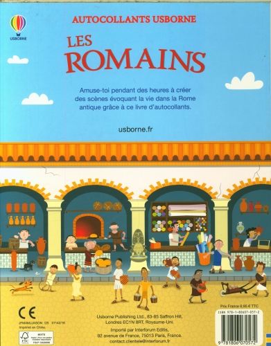 Produktbild: Les Romains : autocollants Usborne : d&egrave;s 5 ans