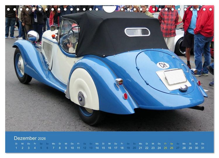 Produktbild: BMW Classics (Wandkalender 2026 DIN A4 quer), CALVENDO Monatskalender