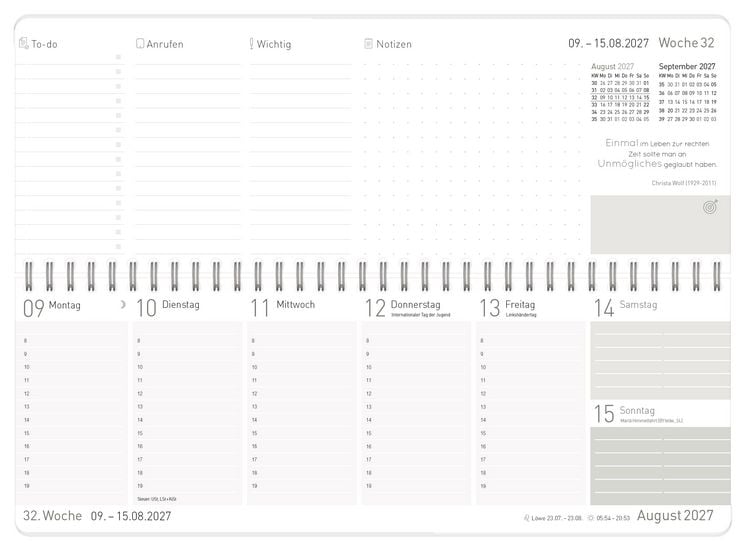 Produktbild: Tischkalender 2027
