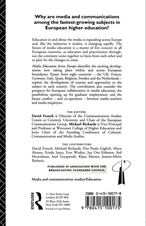 Produktbild: Media Education Across Europe
