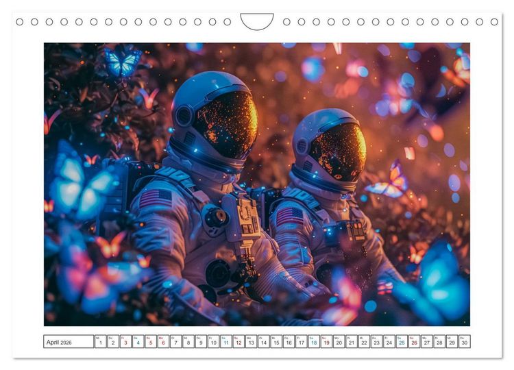Produktbild: Galaktische Abenteuer (Wandkalender 2026 DIN A4 quer), CALVENDO Monatskalender