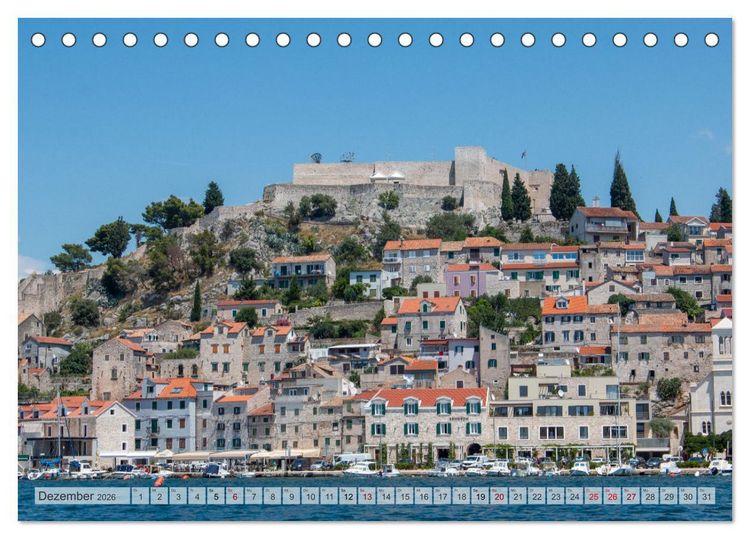 Produktbild: Kroatien - Zauberhaftes &Scaron;ibenik-Knin (Tischkalender 2026 DIN A5 quer), CALVENDO Monatskalender