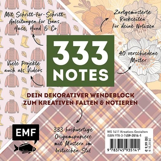 Produktbild: 333 Origami Minis &ndash; Cosy Britain