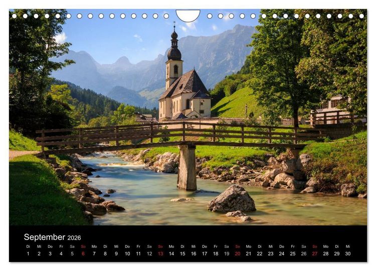 Produktbild: Berchtesgadener Land (Wandkalender 2026 DIN A4 quer), CALVENDO Monatskalender