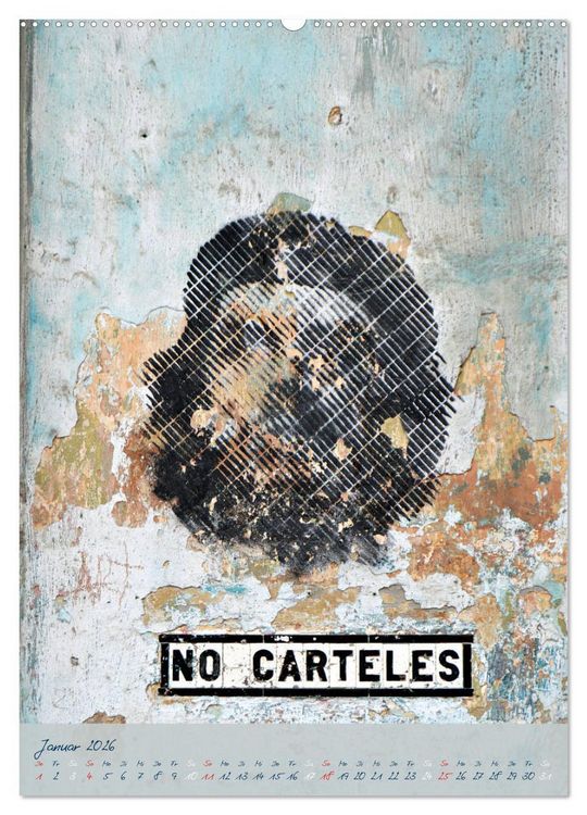 Produktbild: CUBAN GRAFITTI (Wandkalender 2026 DIN A2 hoch), CALVENDO Monatskalender