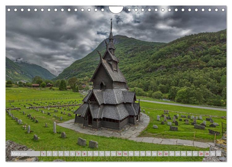 Produktbild: Die Farben Norwegens (Wandkalender 2026 DIN A4 quer), CALVENDO Monatskalender