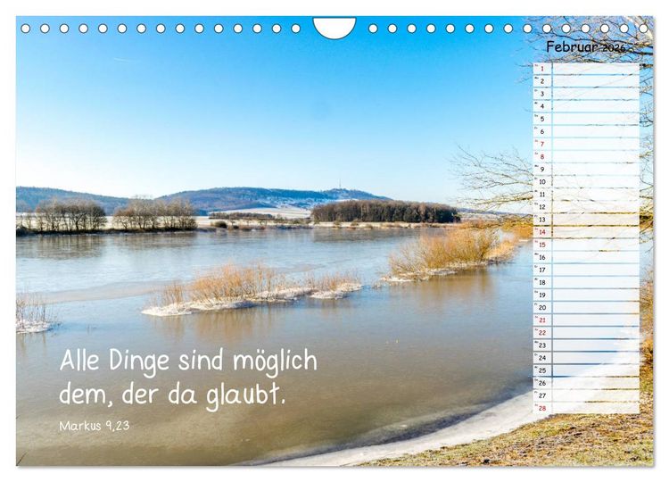 Produktbild: Heimat Hesselberg (Wandkalender 2026 DIN A4 quer), CALVENDO Monatskalender