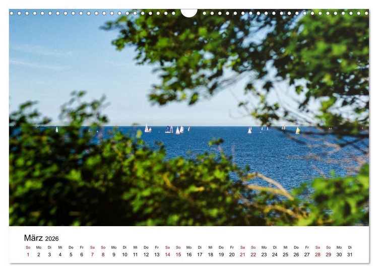 Produktbild: Schleswig-Holstein in 365 Farben (Wandkalender 2026 DIN A3 quer), CALVENDO Monatskalender