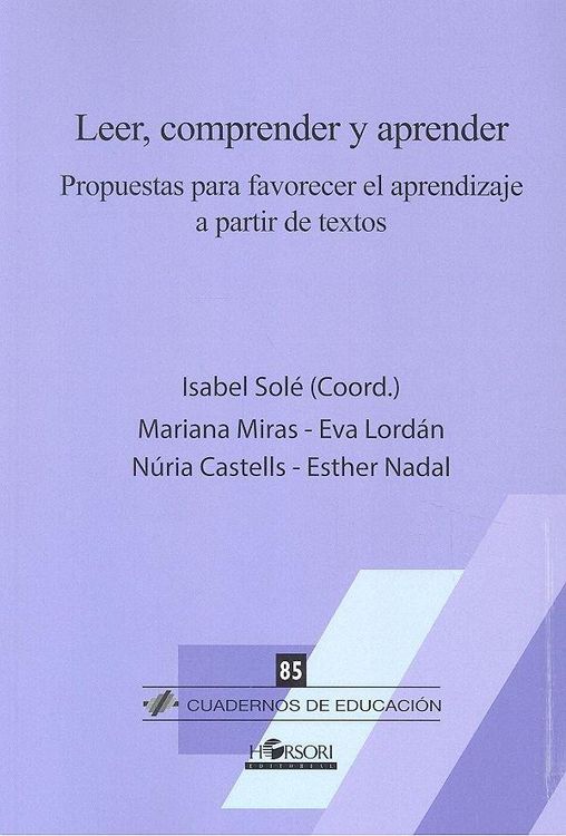 Produktbild: Leer, comprender y aprender : propuestas para favorecer el aprendizaje a partir de textos