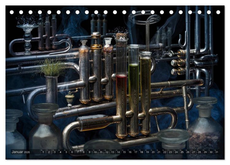 Produktbild: Musica fant&aacute;sia - Die wundersame Welt des Fotok&uuml;nstlers Olaf Bruhn (Tischkalender 2026 DIN A5 quer), CALVENDO Monatskalender