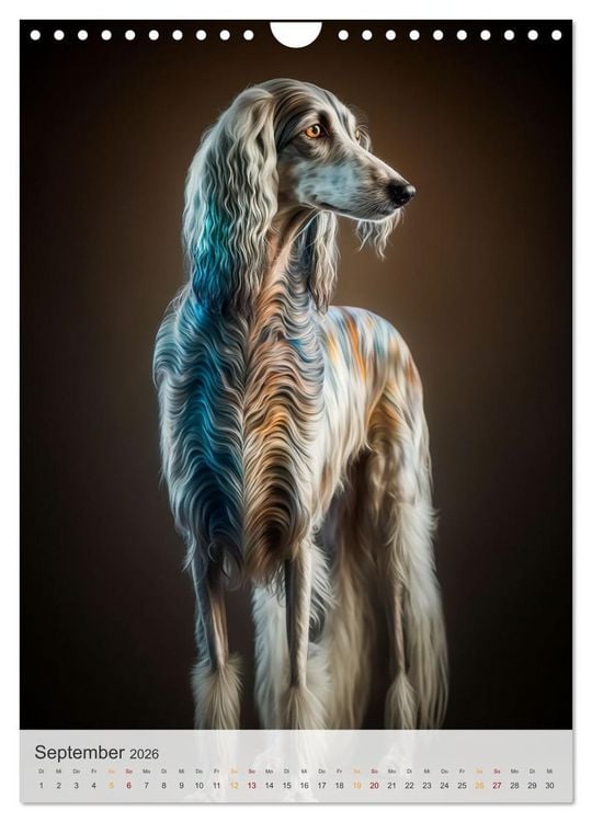 Produktbild: Persischer Windhund (Wandkalender 2026 DIN A4 hoch), CALVENDO Monatskalender