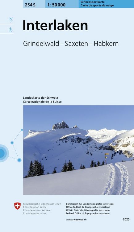 Produktbild: 254S Interlaken Schneesportkarte