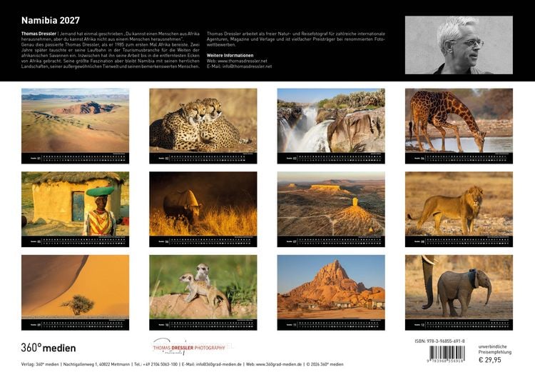 Produktbild: Namibia Premiumkalender 2027