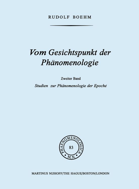 Produktbild: Vom Gesichtspunkt der Ph&auml;nomenologie