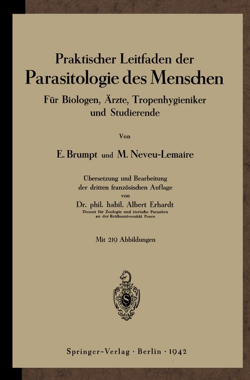 Produktbild: Praktischer Leitfaden der Parasitologie des Menschen