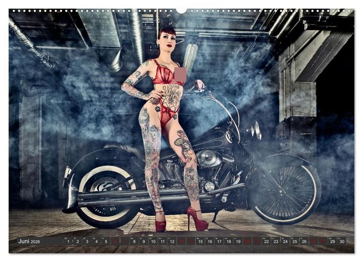 Produktbild: Motorr&auml;der und Sexy Girls (Wandkalender 2026 DIN A2 quer), CALVENDO Monatskalender