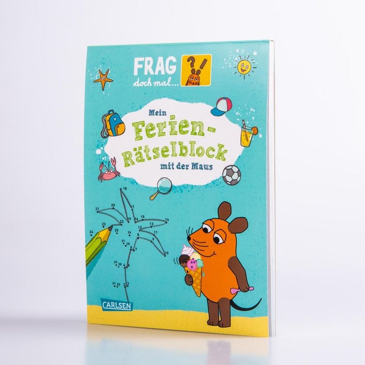 Produktbild: Frag doch mal ... die Maus: Mein Ferien-Rätselblock mit der Maus