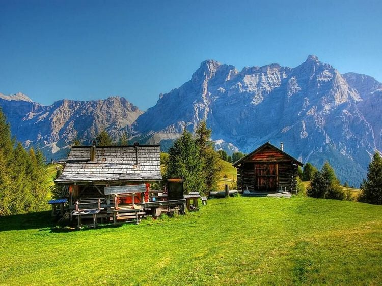 Produktbild: CALVENDO Puzzle Lavrella und Conturines von der Pralongia Alpe - Alta Badia | 1000 Teile Lege-Gr&ouml;&szlig;e 64x48cm Foto-Puzzle f&uuml;r gl&uuml;ckliche Stunden