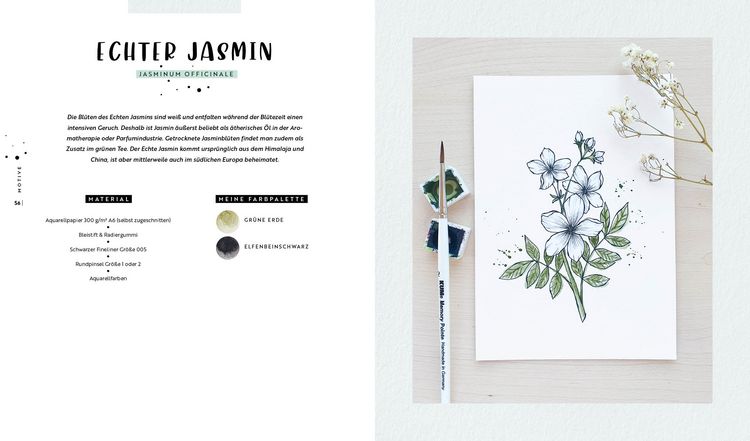 Produktbild: Watercolor &ndash; Florale Motive around the world: von heimisch bis exotisch