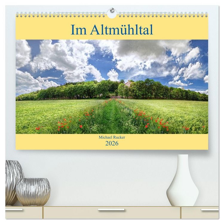 Produktbild: Im Altm&uuml;hltal (hochwertiger Premium Wandkalender 2026 DIN A2 quer), Kunstdruck in Hochglanz