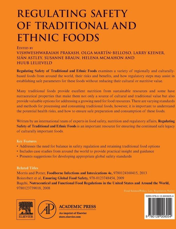 Produktbild: Regulating Safety of Traditional and Ethnic Foods