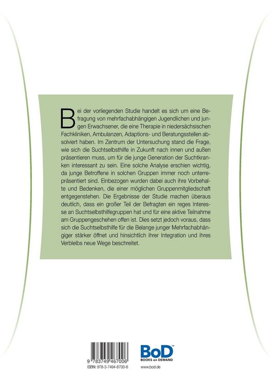 Produktbild: Junge Mehrfachabh&auml;ngige und Suchtselbsthilfe