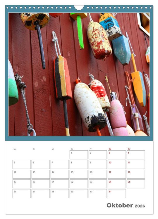 Produktbild: Pur maritim (Wandkalender 2026 DIN A3 hoch), CALVENDO Monatskalender