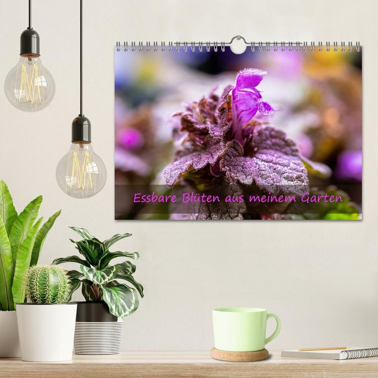 Produktbild: Essbare Bl&uuml;ten aus meinem Garten (Wandkalender 2026 DIN A4 quer), CALVENDO Monatskalender