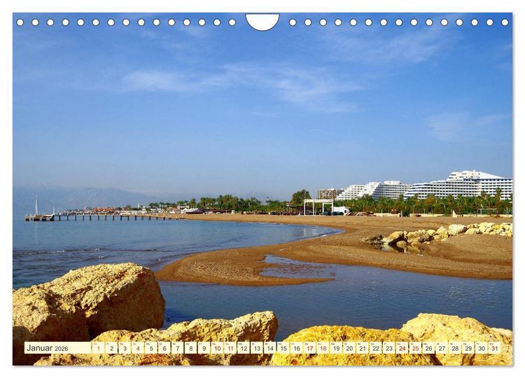 Produktbild: Urlaubsparadies Antalya-Lara (Wandkalender 2026 DIN A4 quer), CALVENDO Monatskalender