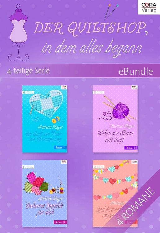 Produktbild: Der Quiltshop, in dem alles begann - die komplette Serie (4 Romane)