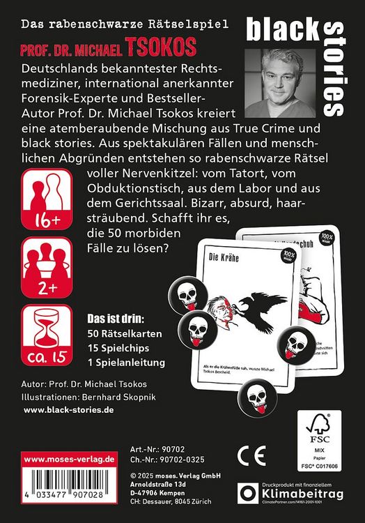 Produktbild: black stories Tsokos