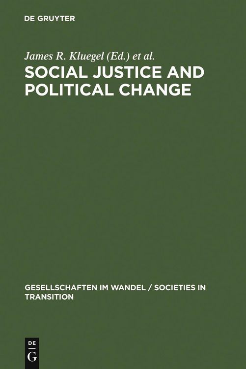 Produktbild: Social Justice and Political Change