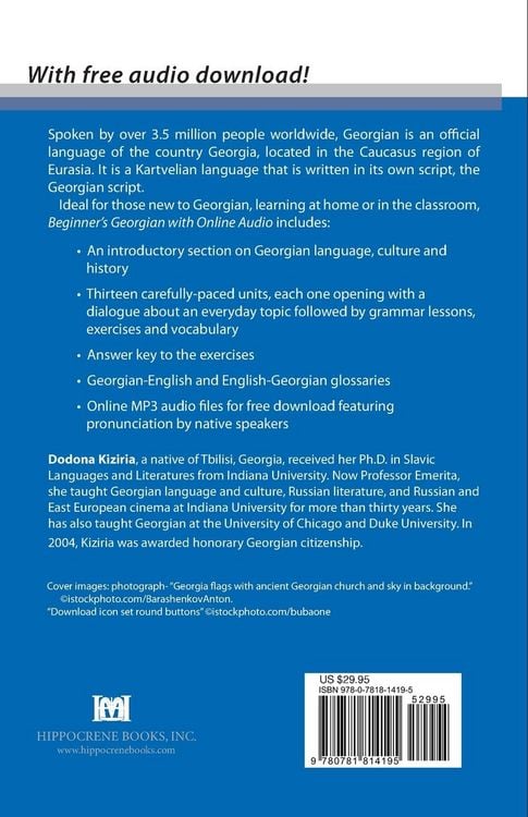 Produktbild: Beginner's Georgian with Online Audio