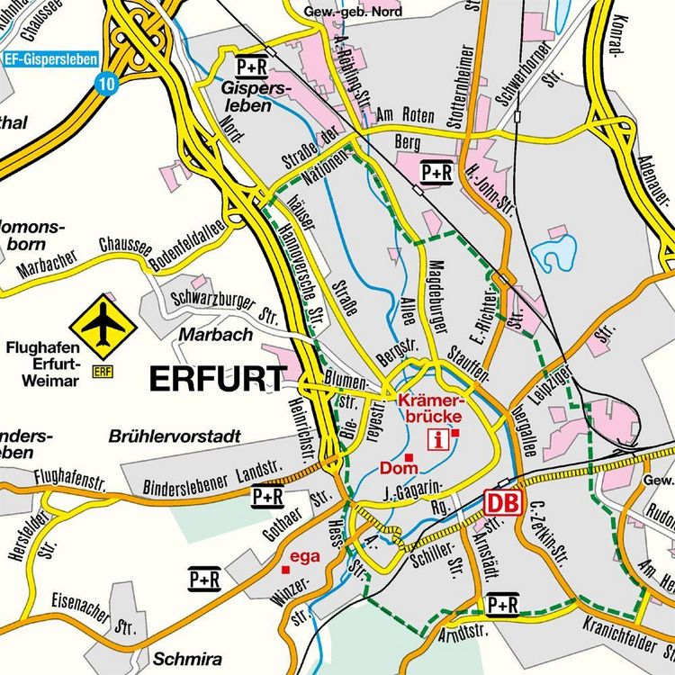 Produktbild: Falk Cityplan Erfurt 1:20.000