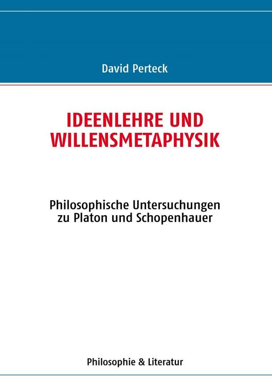 Produktbild: Ideenlehre und Willensmetaphysik