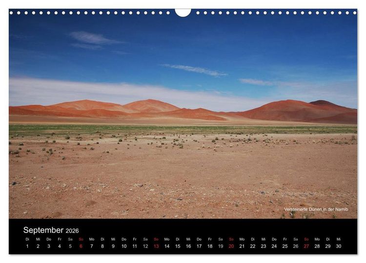 Produktbild: Namibia (Wandkalender 2026 DIN A3 quer), CALVENDO Monatskalender