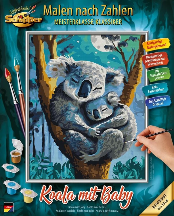 Bild vom Artikel Schipper 609240907 - Malen nach Zahlen, Koala mit Baby, 24x30cm vom Autor 