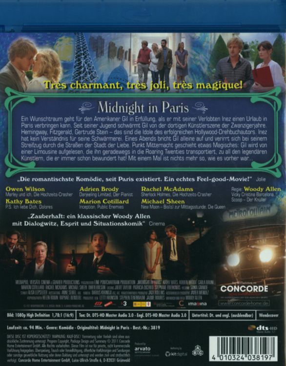 Produktbild: Midnight in Paris