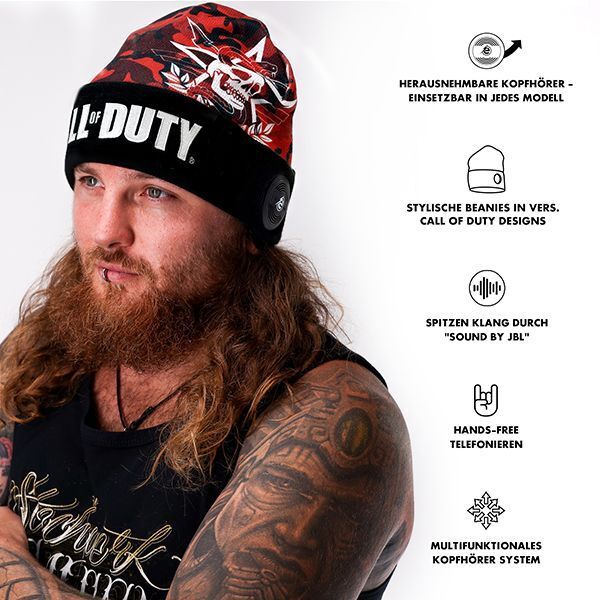 Produktbild: Style Dock Beanie Set Cod Franchise - Camo Red