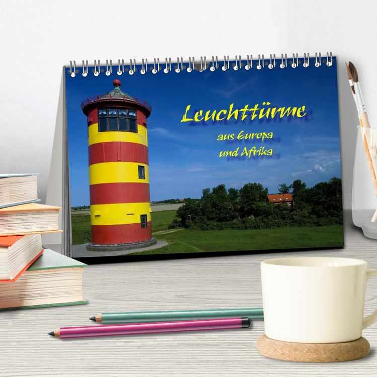 Produktbild: Leuchtt&uuml;rme (Tischkalender 2026 DIN A5 quer), CALVENDO Monatskalender