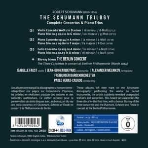 Produktbild: The Schumann Trilogy. Complete Concertos & Piano T