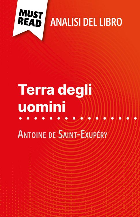 Produktbild: Terra degli uomini di Antoine de Saint-Exup&eacute;ry (Analisi del libro)