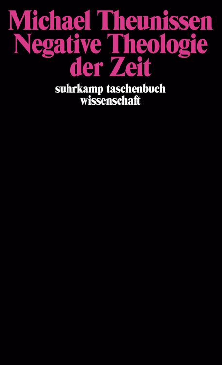 Produktbild: Negative Theologie der Zeit