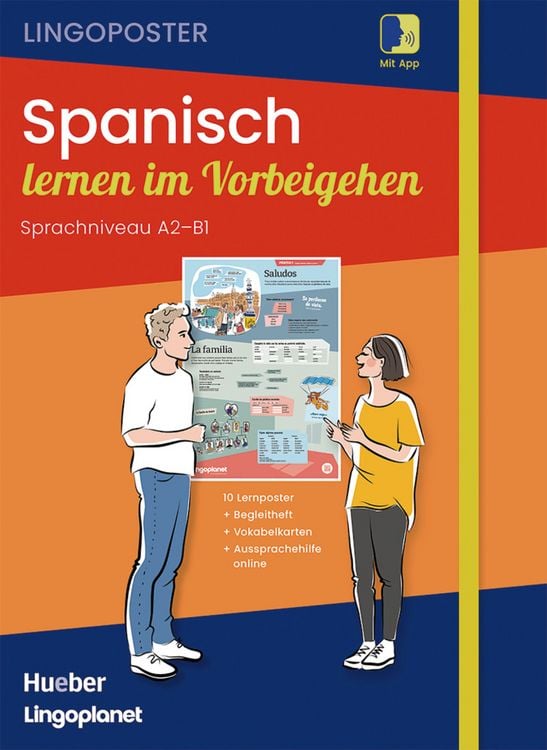 Produktbild: Lingoposter: Spanisch lernen im Vorbeigehen